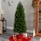 6ft. Pre-Lit Slim Virginia Spruce Artificial Christmas Tree, Warm White LED Lights